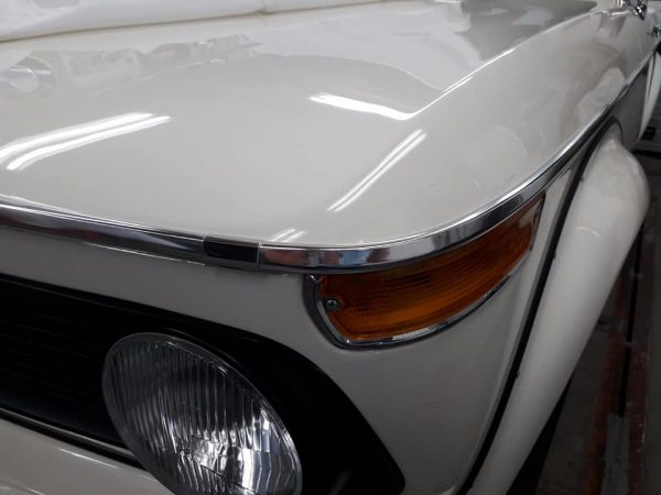 nieuwe set chromen sierlijsten strips BMW 02 sedan 1602 1802 2002 - Afbeelding 3