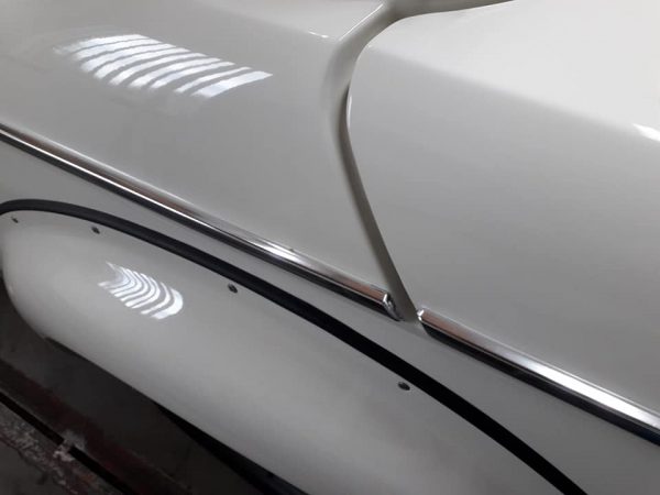 nieuwe set chromen sierlijsten strips BMW 02 sedan 1602 1802 2002 - Afbeelding 7