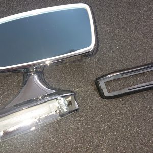 Chromen trapezium spiegel rechts voor BMW e9 e3 e12 02 Neue klasse