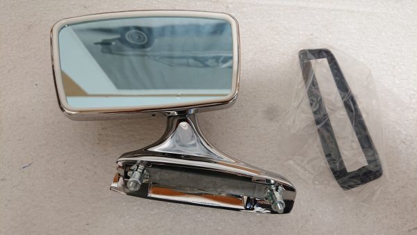 Chromen trapezium spiegel links voor BMW e9 e3 e12 02 Neue klasse