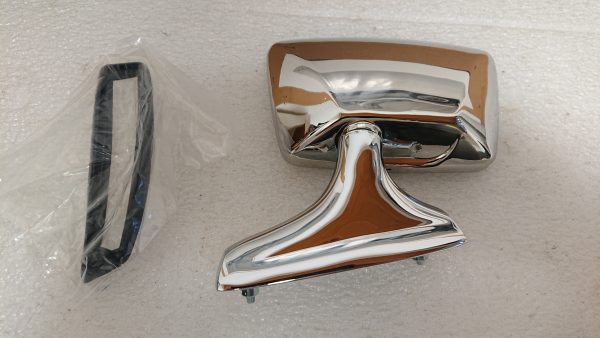 Chromen trapezium spiegel links voor BMW e9 e3 e12 02 Neue klasse - Afbeelding 2