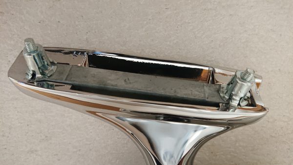 Chromen trapezium spiegel links voor BMW e9 e3 e12 02 Neue klasse - Afbeelding 3
