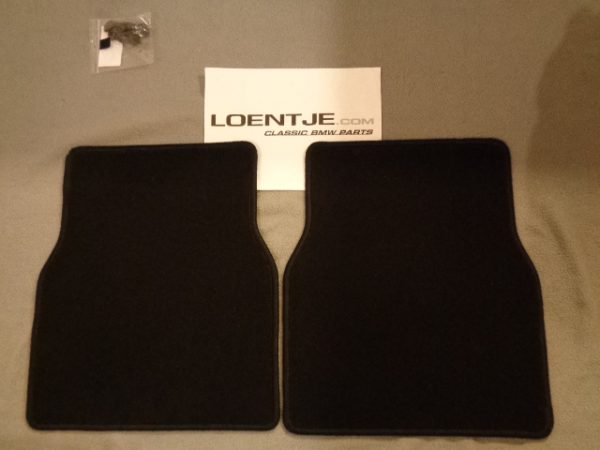 velours automatten set BMW e30 sedan touring coupe, zwart beige blauw of antraciet - Afbeelding 5