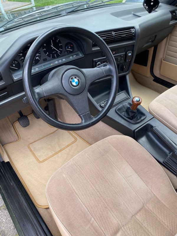 velours automatten set BMW e30 sedan touring coupe, zwart beige blauw of antraciet - Afbeelding 7
