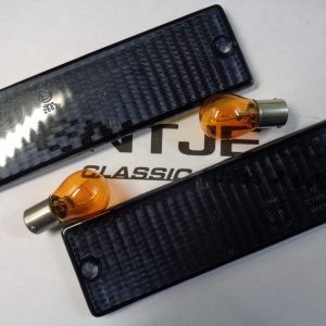 set smoke zwarte knipperlichtglazen bmw e30 alle types (niet m3)