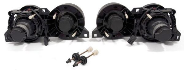 Donkere koplampen BMW 3 serie E30 met kruis, smoke - Afbeelding 4