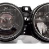 Donkere koplampen BMW 3 serie E30 met kruis, smoke - Afbeelding 3