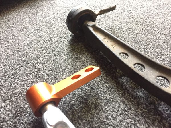 Clipz e30 / e36 draagarmsteun (control arm bracket) voor, originele geometrie - Afbeelding 3