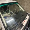 Voorruit BMW E30, blank glas met groene band - Afbeelding 4