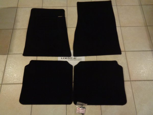 Zwart velours automatten set BMW e9