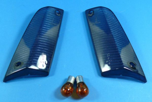 Zwarte knipperlichtglazen BMW E21