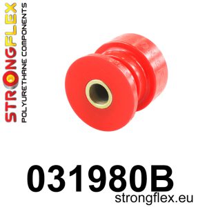 Rubber, Strongflex rood, silent bloc in subframe voor hardheid 80Sha