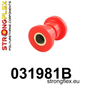 Rubber, strongflex rood, silent bloc in draagarm voor 80Sha