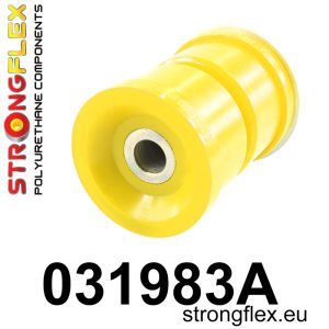 Rubber, strongflex geel, silent bloc voor subframe achter 90Sha