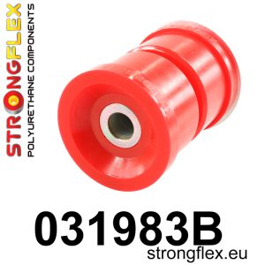 Rubber, strongflex rood, silent bloc voor subframe achter80Sha