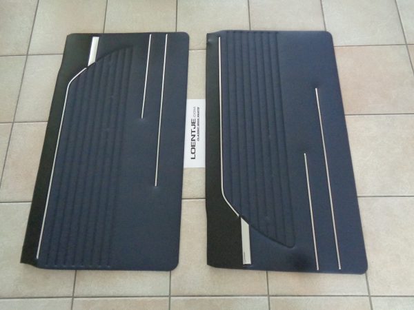 set deurpanelen deurkaarten BMW 02 blauw/zwart