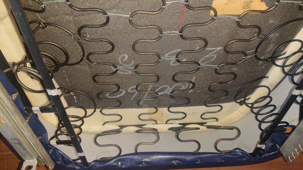 Binnen werk stoel links BMW 02, stoelvulling nieuw PU - Afbeelding 3