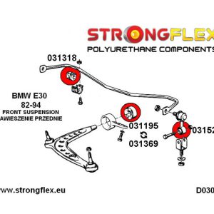 Stabilisatorstang rubber voor strongflex 80SHA