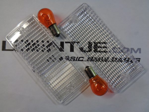 set witte knipperlichtglazen bmw e30 M3