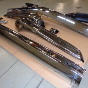 RVS bumper set BMW e21, voor en achter