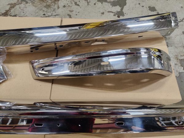 RVS bumper set BMW e28, voor en achter - Afbeelding 3