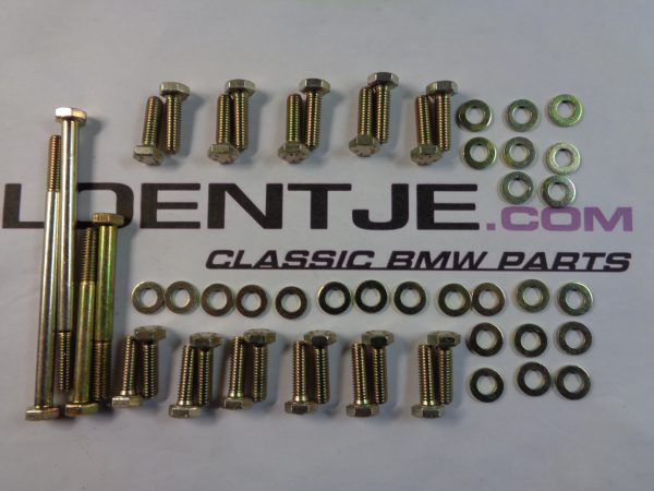 Boutenset carterpan geel verzinkt BMW M50 M52 S50 S54