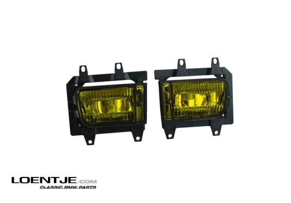 Set mistlampen BMW e30 type 2 geel