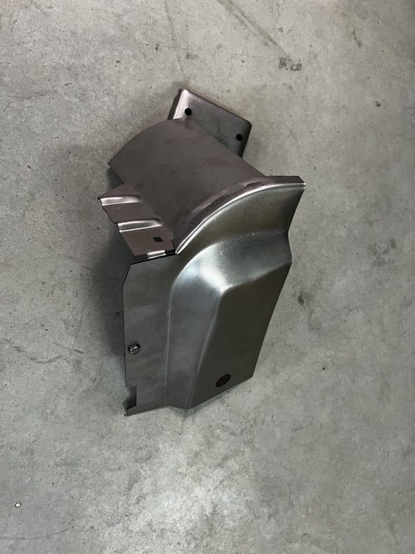kriksteun, transportsteun groot links BMW e30 met plaatwerk