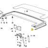 Rubber voor afdekkap BMW e30 cabriolet - Afbeelding 2