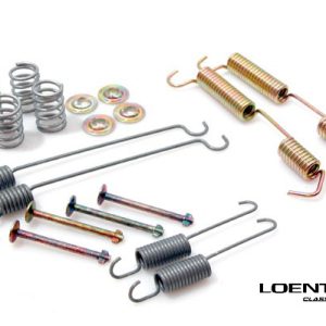 Handremschoenen bevestiging set trommels achter