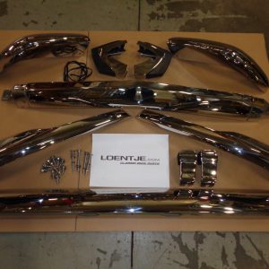 RVS bumper set BMW 02, voor en achter, vanaf 03-1971
