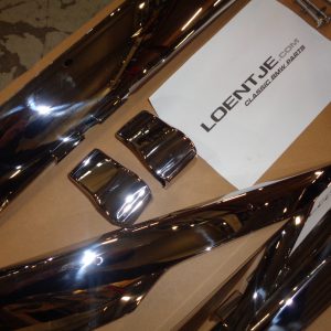 RVS bumper set BMW 02, voor en achter, vanaf 03-1971