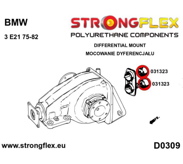 Strongflex differentieel ophangrubber - Afbeelding 2