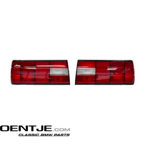 BMW E30 Type 2 Achterlichten rood met wit