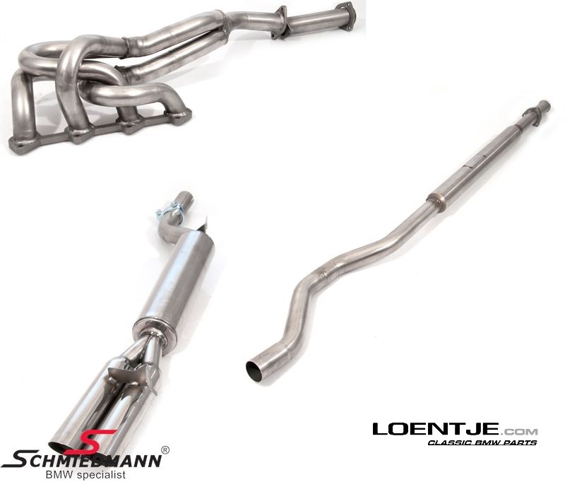 Complete RVS sportuitlaat BMW 02