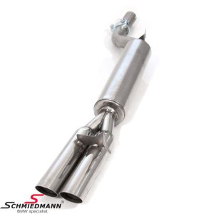 Complete RVS sportuitlaat BMW 02